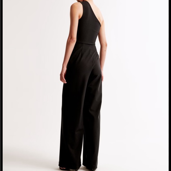 Abercrombie & Fitch Black One-Shoulder Dress - Picture 3 of 4